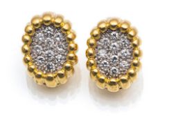 DIAMOND BICOLOR EARRINGS