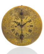 A BAROQUE WALL CLOCK