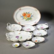 A COLLECTION OF NINE VARIOUS DISHES