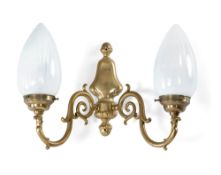 A TWO LIGHT WALL LIGHT