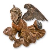 A WINGED ANGEL WITH CANDLESTICK