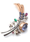 BICOLOR BROOCH