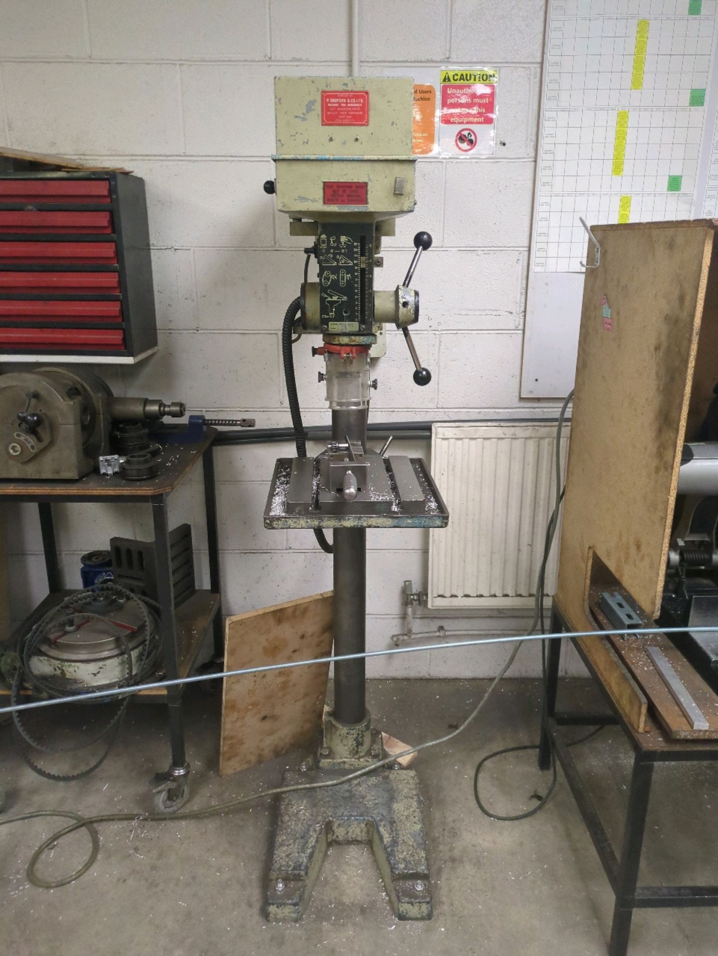 *NO RESERVE* Pillar Drill P.Simpson & Co Ltd - Image 3 of 12