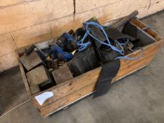 assorted blocks and lifting equipment