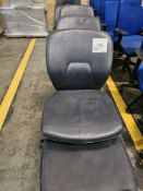 Black leather chair x 4