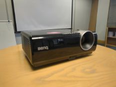 BenQ Projector and Screen