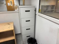 4 drawer wooden filing cabinet