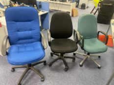 *NO RESERVE* 7 x Assorted Office Chairs