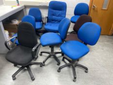 *NO RESERVE* 8 x Assorted Office Chairs
