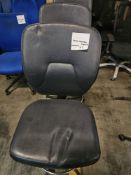 Black leather chair x 3