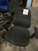Black mixed chairs x 6
