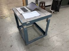 metal wheeled rolley / table