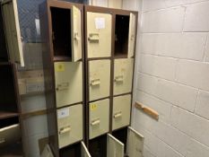 set of 3 lockers (no keys)