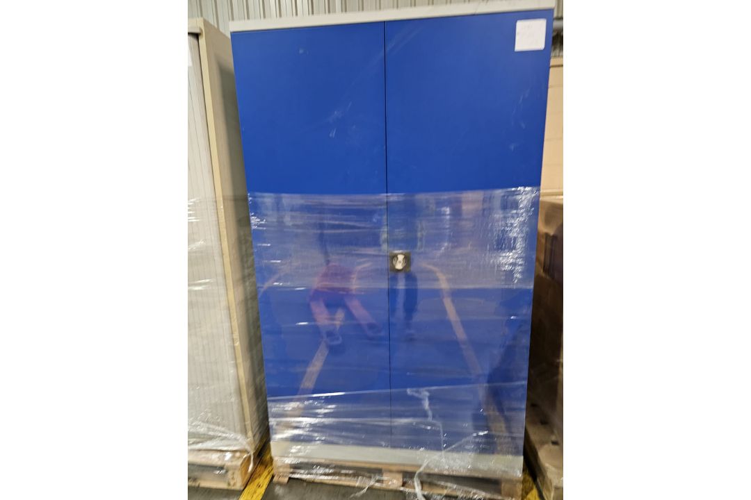 Blue cabinets x 2