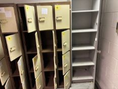 set of 3 lockers (no keys)