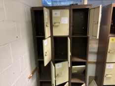 set of 3 lockers (no keys)