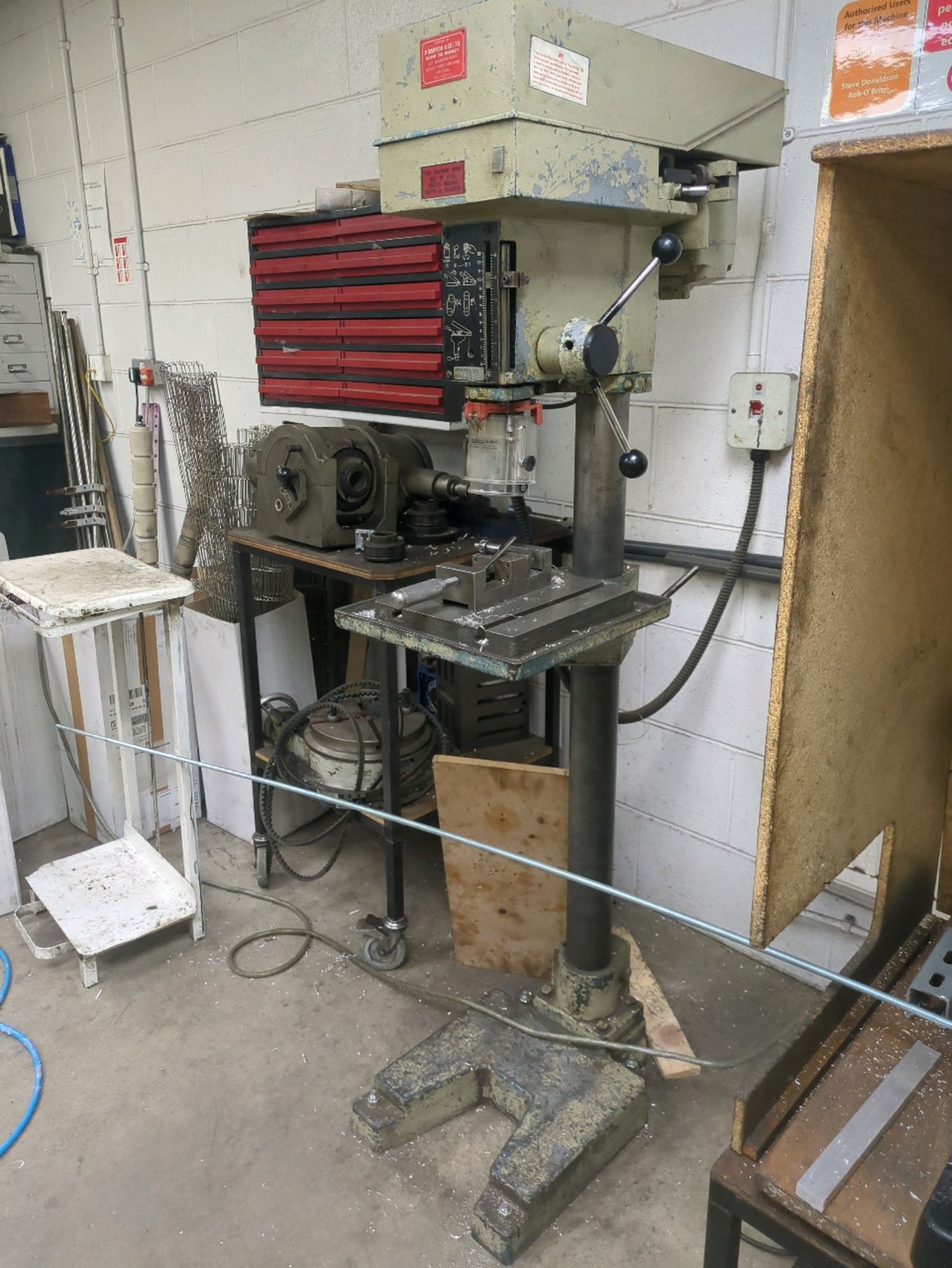 *NO RESERVE* Pillar Drill P.Simpson & Co Ltd - Image 6 of 12