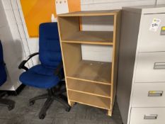 Wooden Unit on Wheels