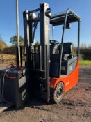 2020, TOYOTA - 1.3 Tonne (3 Wheel) Electric Forklift Truck (141 hours with Paperwork)