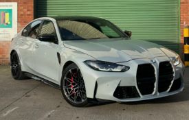 2021 BMW M3, Metallic Brooklyn Grey, HUGE SPEC!, Performance Tune, Low Mileage Only 23k From New