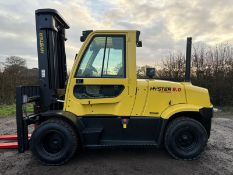 2015 Hyster H9.0FT Tonne Diesel Forklift, ONLY 1884 Hours!!, 3.6m Lift
