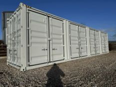 1 x 40ft, 4 Door Side Opening Shipping Container (DELIVERY ONLY)