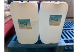 NO RESERVE De ionised water jugs x2