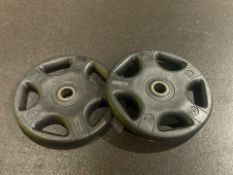 2 x Foreman 25kg Plates