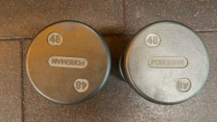 Pair Of Foreman Dumbbell 48kg