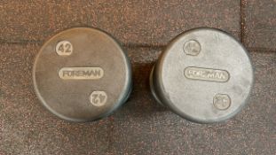 Pair Of Foreman Dumbbell 42kg