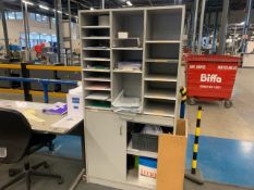 Grey File Storage Cabinet