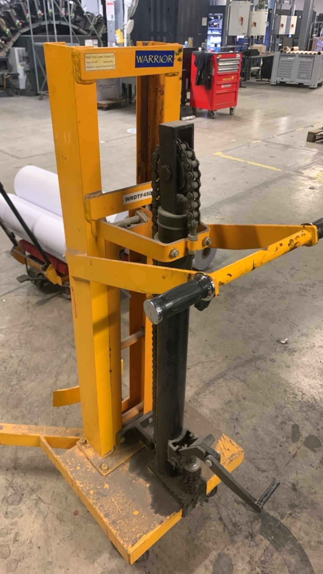 Warrior Drum Loader/Unloader Model DTF450 - Image 4 of 5