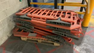 Oxford Plastics Orange Safety Barriers Approximately 15