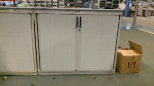 Grey Tambour Cabinet