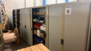 5 x Tambour Cabinets