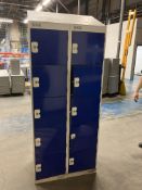 *NO RESERVE* Blue Probe Locker Unit With 10 Individual Lockers