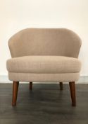 Beige Armchair - Brand New & Unused - RRP £343.57 - Designed Exclusively For Tribe Hotel, Manchester