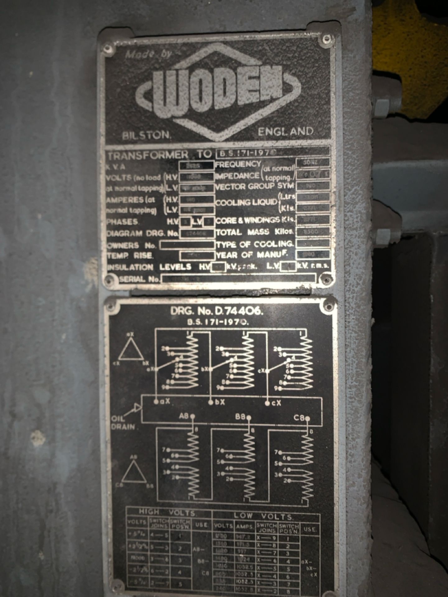 Woden 11KV Transformer 2 - Image 4 of 6