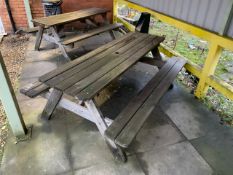 Wooden Double Sided Bench