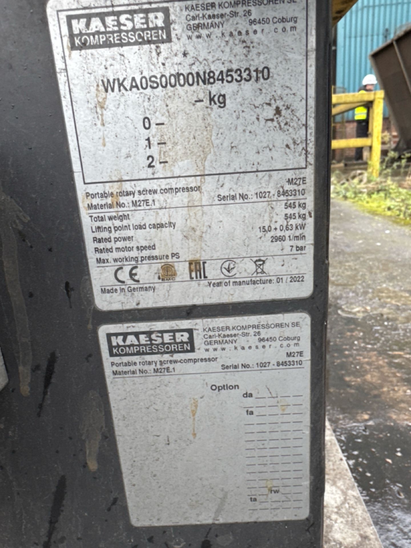 Factair Mobile Compressor - Image 10 of 11