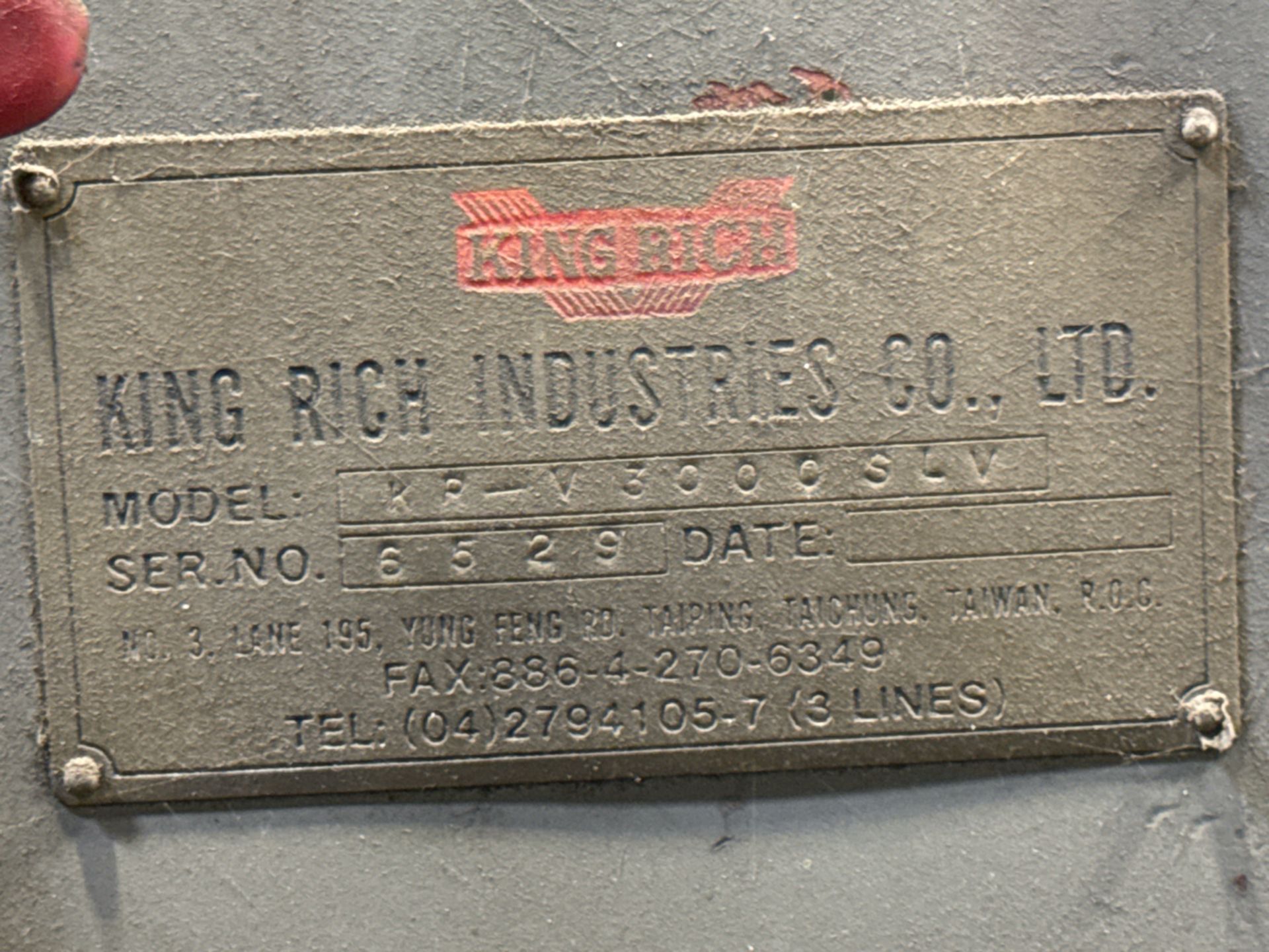 King Rich KR-V3000 Vertical Milling Machine - Image 14 of 14
