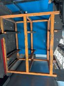 Orange Steel 3 Tier Racks