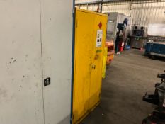 Yellow COSHH Cabinet