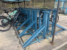 Wooden Bike Racks x5