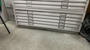 Metal Grey Schematic Cabinet