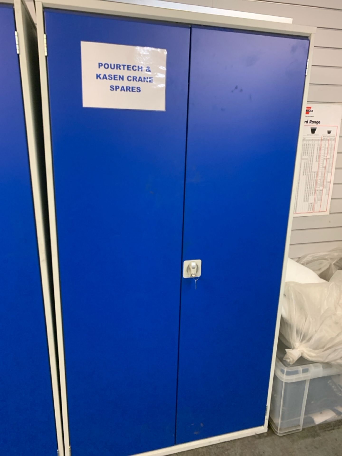 Bott Blue Lockable Cabinet - Image 2 of 5