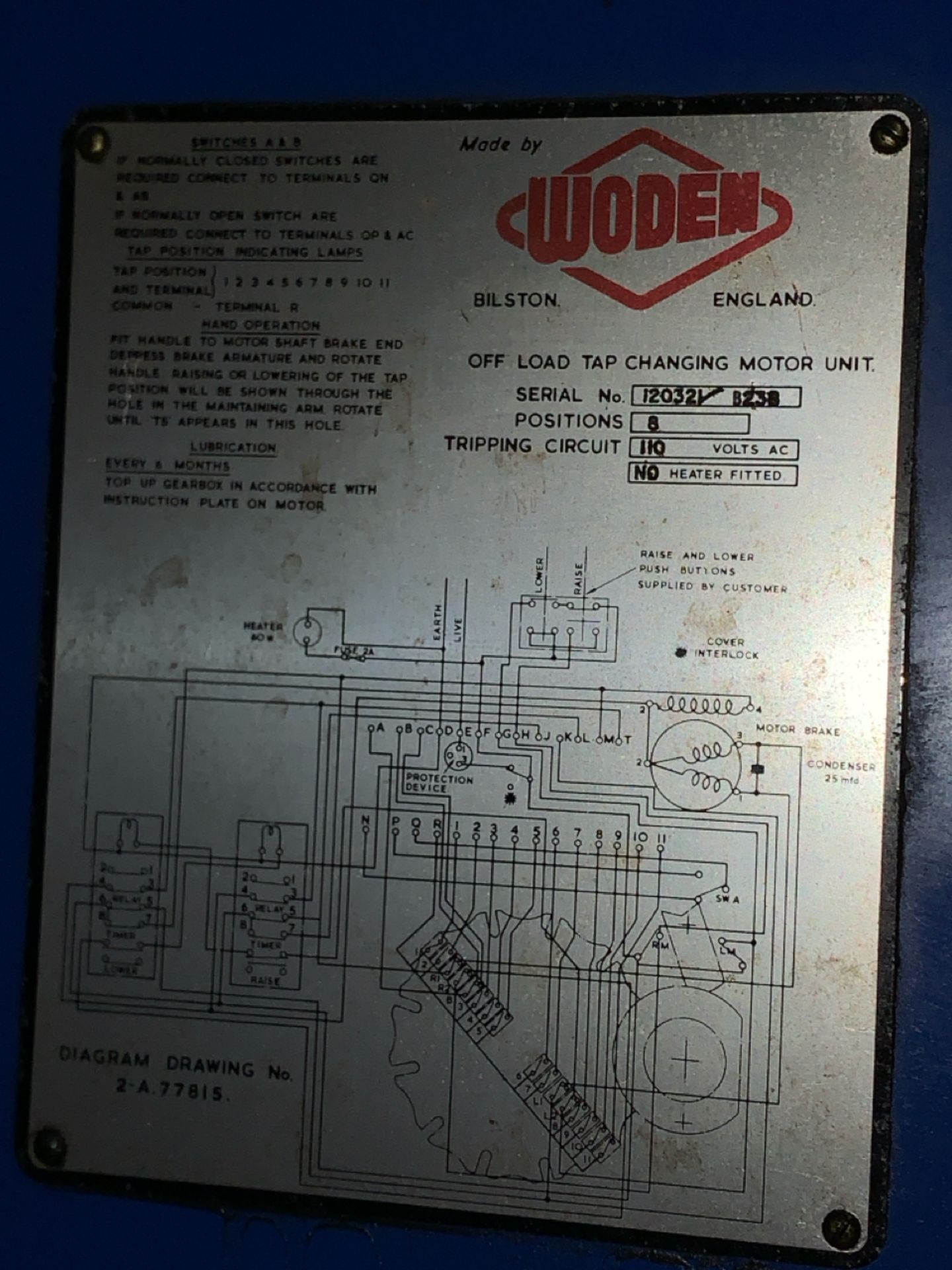 Woden 11KV Transformer 1 - Image 3 of 5