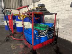 Piusi 110v Oil Pump & Trolley