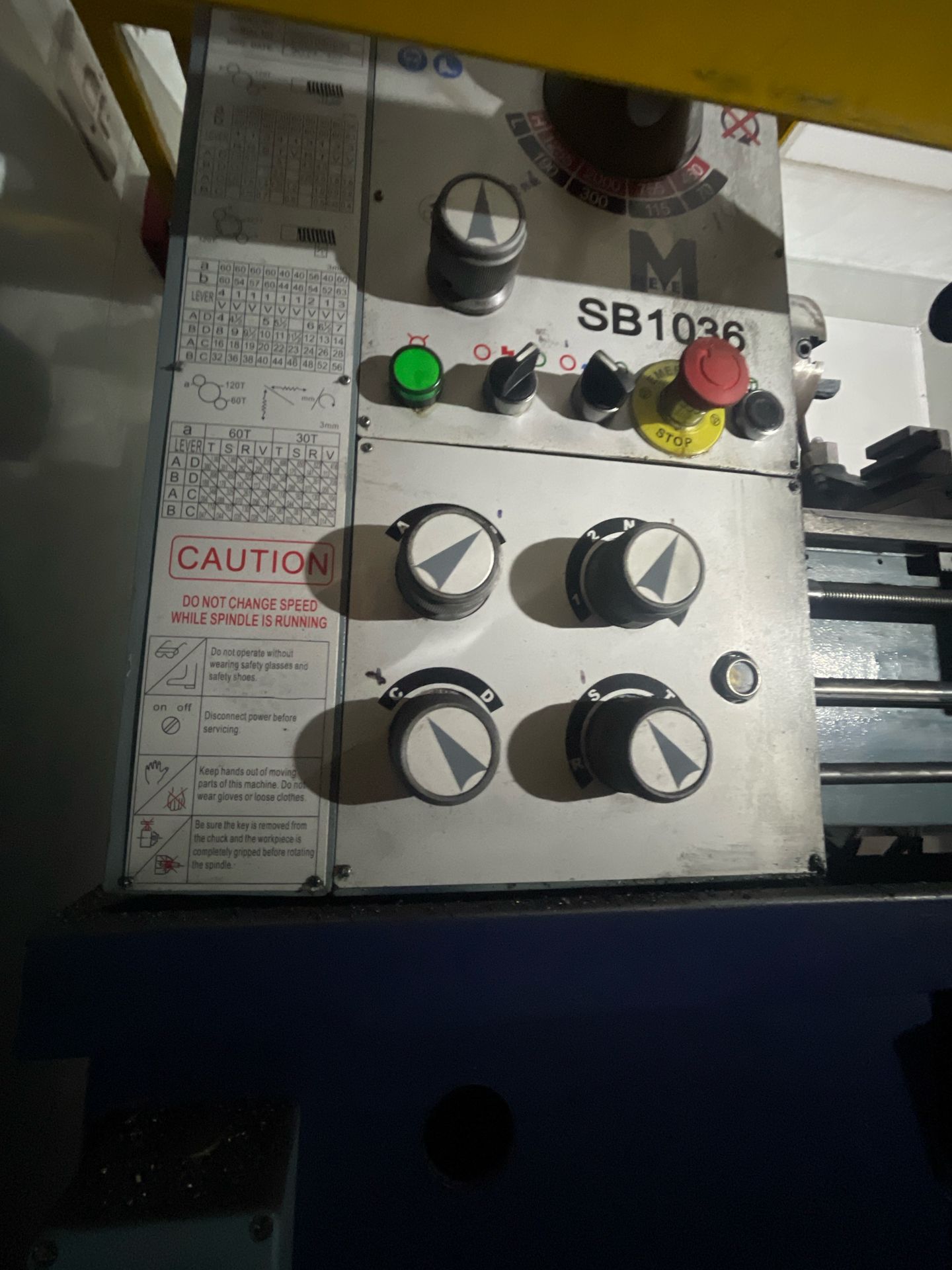 Meyer SB1036 Precision Centre Lathe - Image 3 of 12
