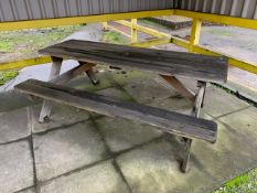 Wooden Double Sided Bench